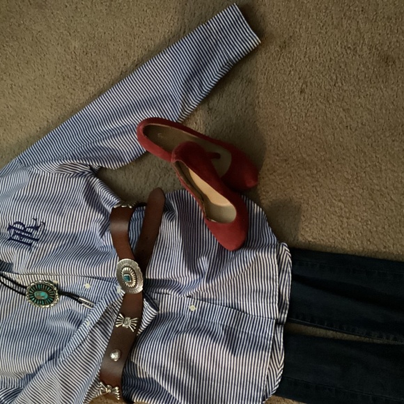 ~ Spiegel Red Suede Stiletto Pumps, SOLD AS-IS ~ - Picture 14 of 14